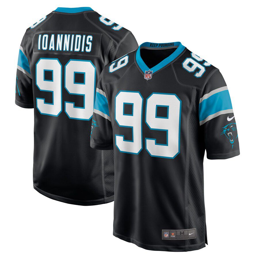Men Carolina Panthers #99 Matt Ioannidis Nike Black Game Player NFL Jersey